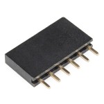 1x6 2.54mm female precut header pin