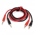 4MM PATCH CORD RED  and BLACK