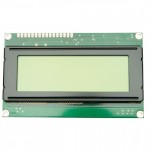 Alphanumeric LCD 20x4 - White Text Black background