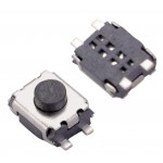 2 Pin 3x4x2mm Round Button SPST Straight Tactile SMD Switch 