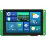 5.0 INCH 800X480 RS232 HMI LCD DISPLAY CAPACITIVE TOUCH 16MB FLASH SD  INTERFACE BUZZER