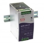 Meanwell WDR-240-24 240W Single Output AC-DC DIN RAIL Switching Mode Power Supply