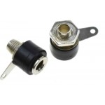 Black 4mm Female Banana Socket Jack Connector