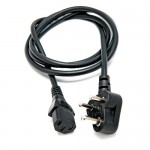 3 PIN MAINS PC POWER CORD ISI CABLE