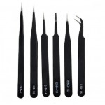 Anti-Static Tweezers 6pcs Set Vetus ESD