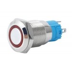 16 MM Metal Push Switch 5 Pin