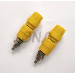 Yellow 4mm female banana  socket (bit15)