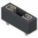 3557-2 Automotive Blade Fuse Holder, 500V, 30A, 5.2 x 0.64mm, 2.8 x 0.81mm, Through Hole, Vertical