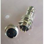 GX16 2Pin Aviation Connector "Reverse Type" Male Plug and Female Socket Back Mount Solder Type for Cable