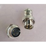 GX16 4Pin Aviation Connector "Reverse Type" Male Plug and Female Socket Back Mount Solder Type for Cable