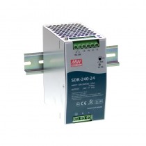 MEANWELL SDR-240-24 240W DIN Rail-Mountable Universal AC-DC SMPS