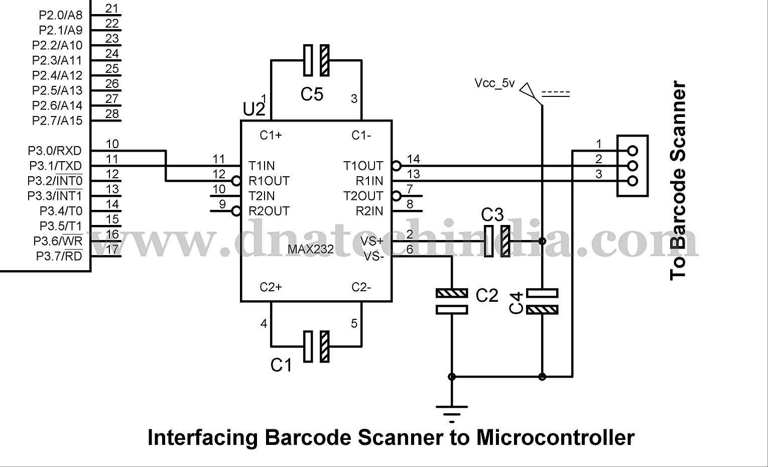 Interfacing Barcode Scanner Microcontroller.